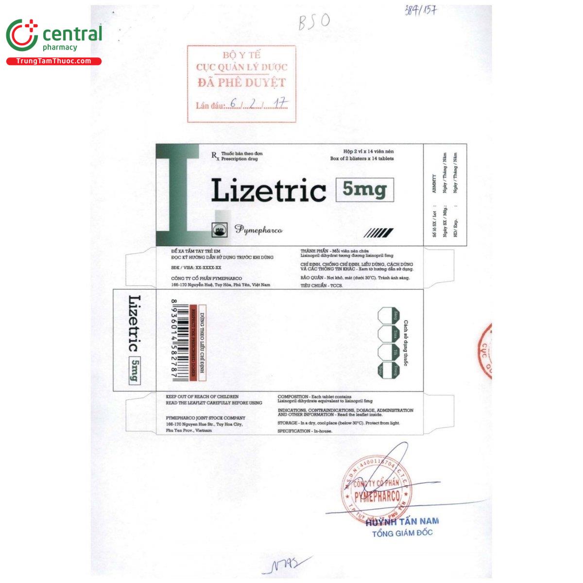 thuoc lizetric 5mg 2 V8427 thuoc lizetric 5mg 2 V8427