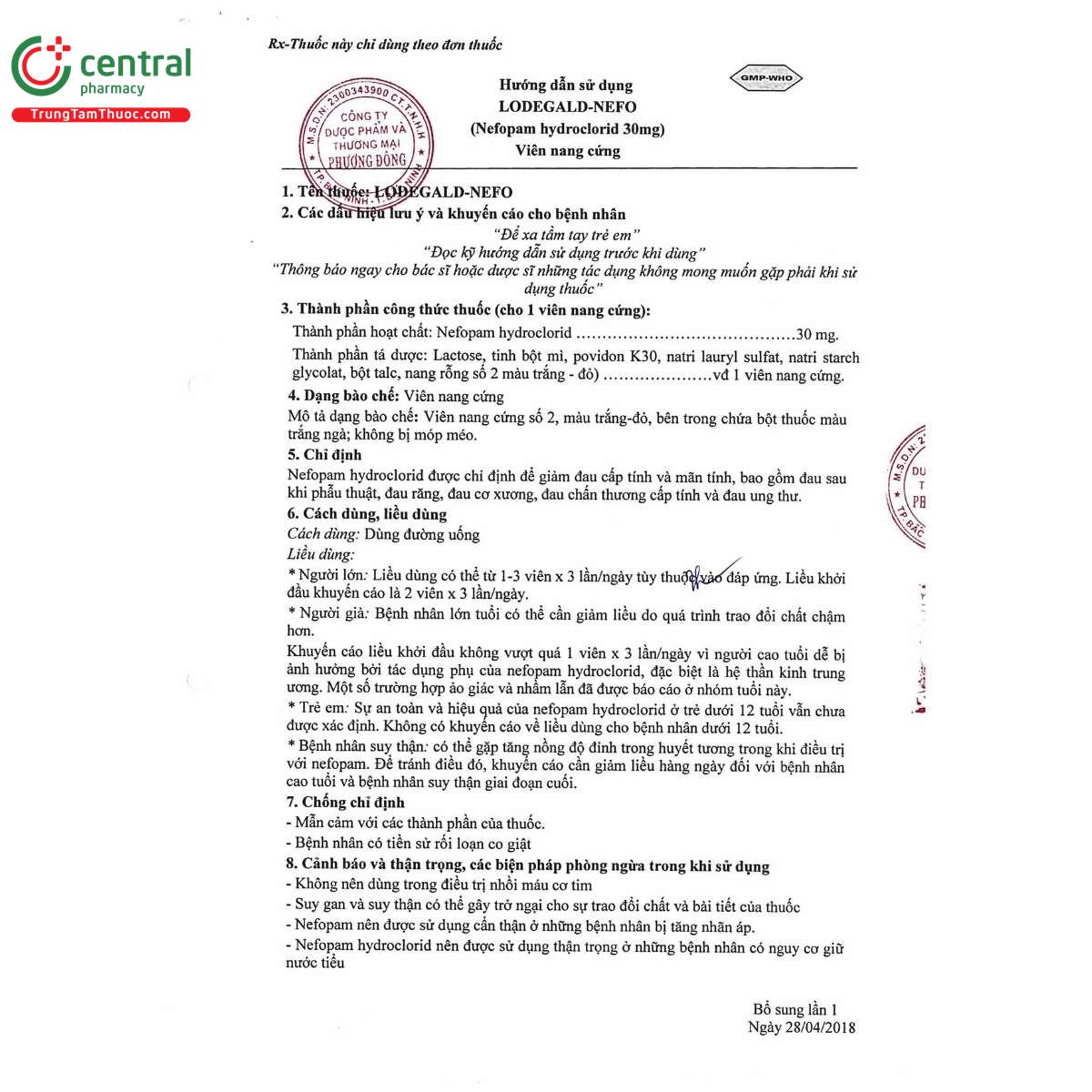 thuoc lodegald nefo 30mg 8 U8871 thuoc lodegald nefo 30mg 8 U8871