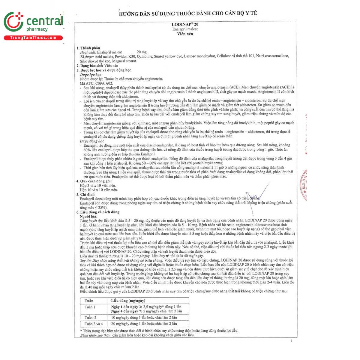 thuoc lodinap 20 3 B0352 thuoc lodinap 20 3 B0352