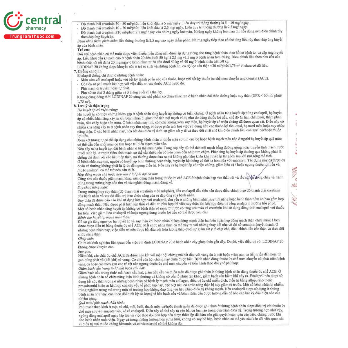 thuoc lodinap 20 4 H3088 thuoc lodinap 20 4 H3088