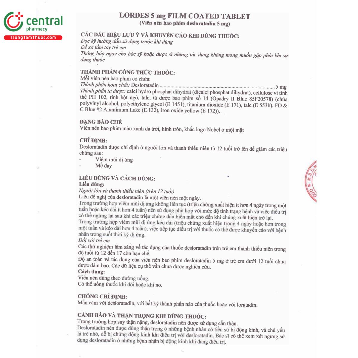 thuoc lordes 5mg film coated tablet 2 J4115