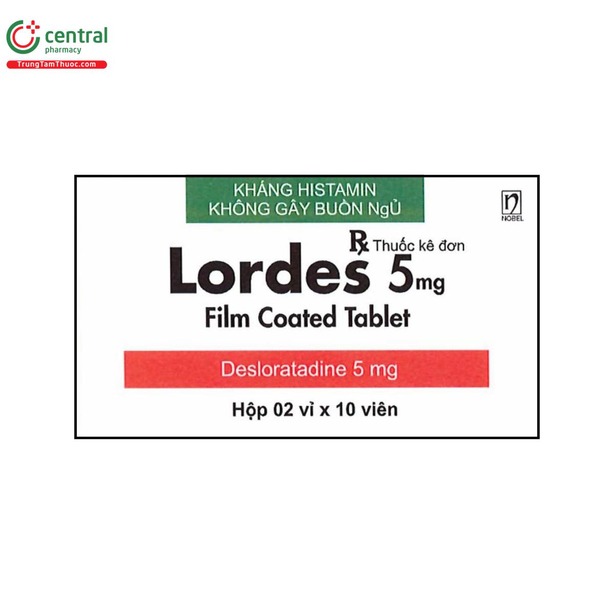 thuoc lordes 5mg film coated tablet O5665