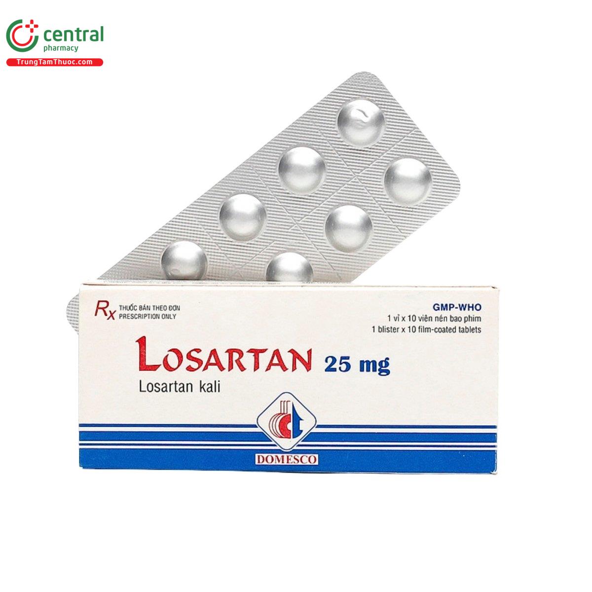 thuoc losartan 25mg domesco 1 G2570 thuoc losartan 25mg domesco 1 G2570