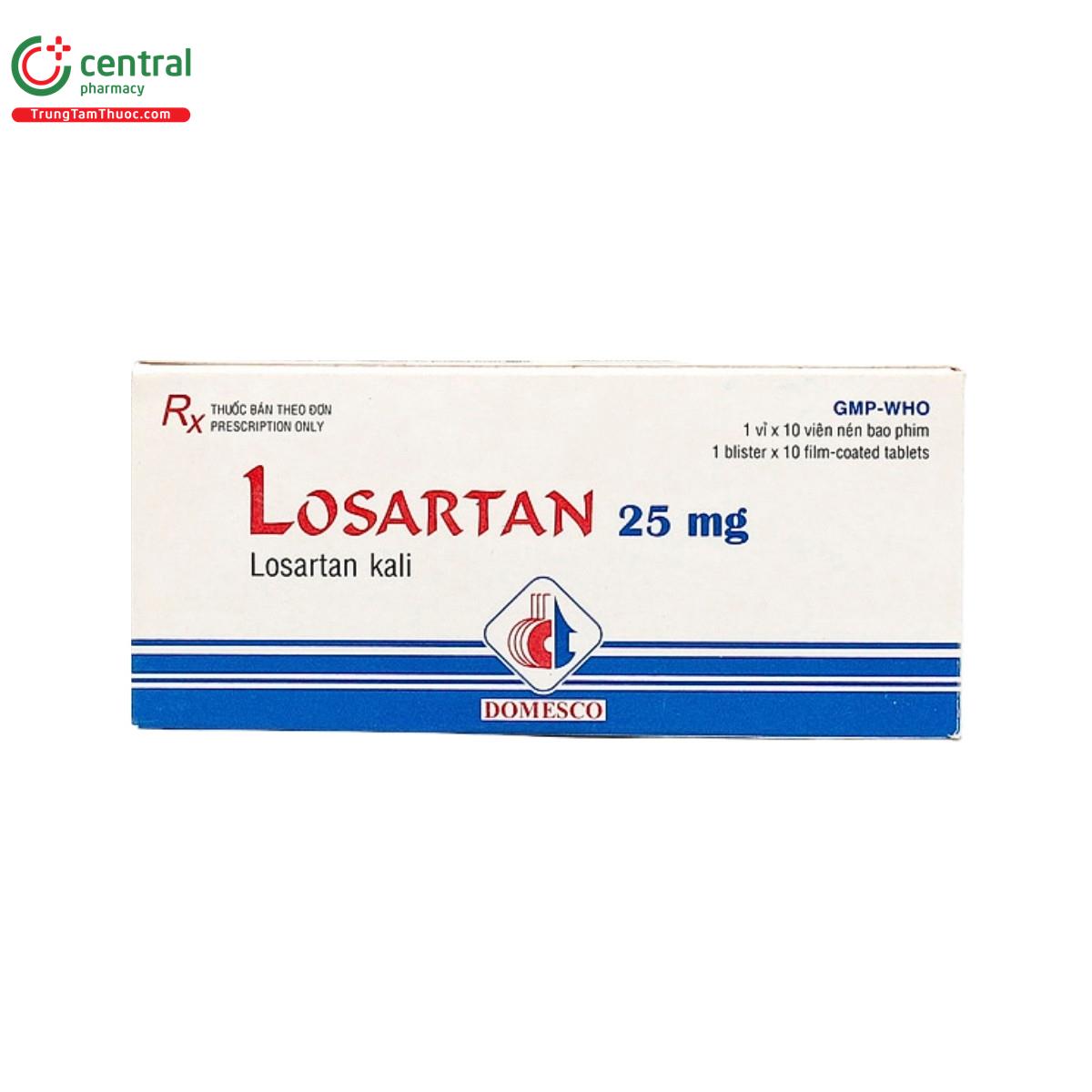 thuoc losartan 25mg domesco 3 P6216 thuoc losartan 25mg domesco 3 P6216