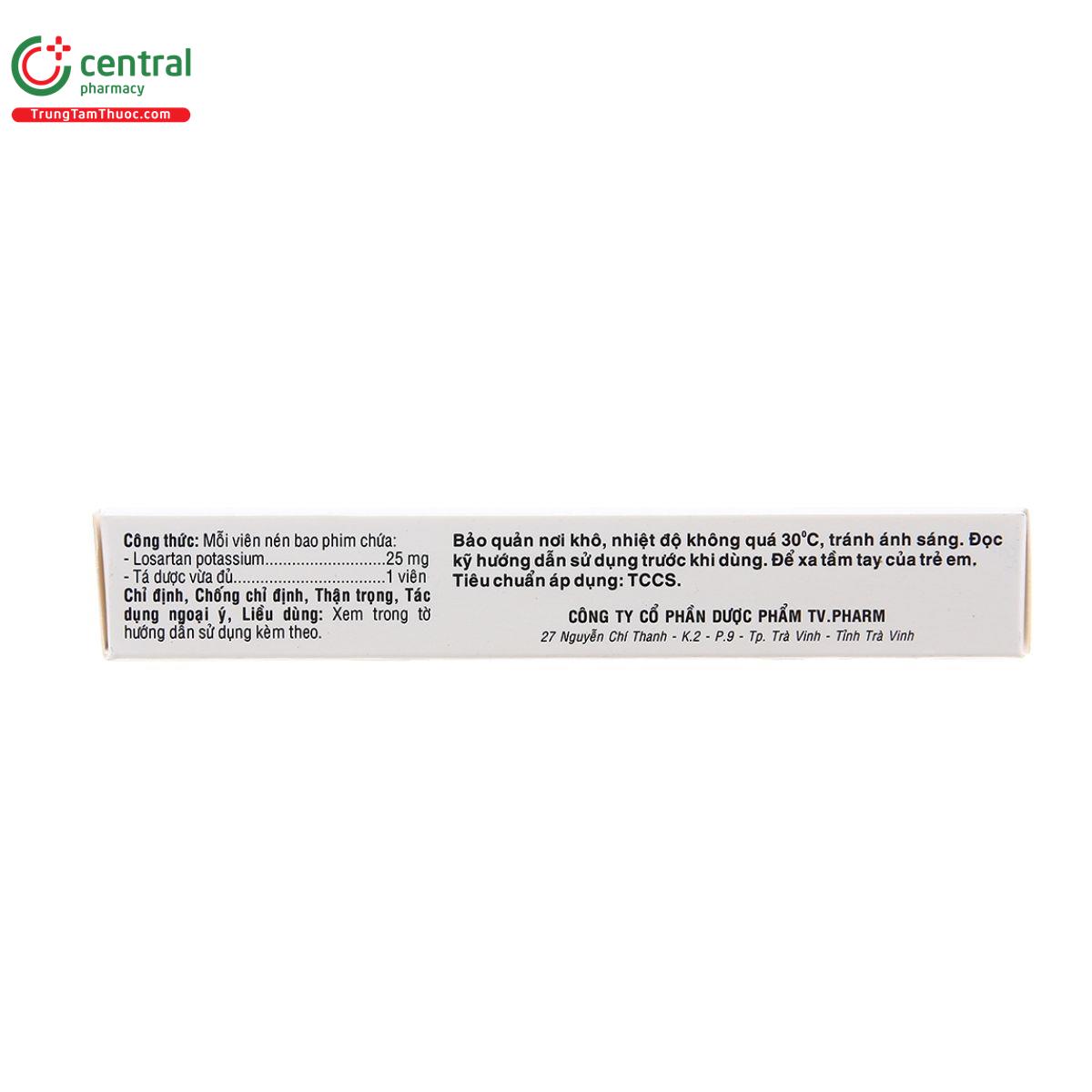 thuoc losartan 25mg tv pharm 4 O6885 thuoc losartan 25mg tv pharm 4 O6885