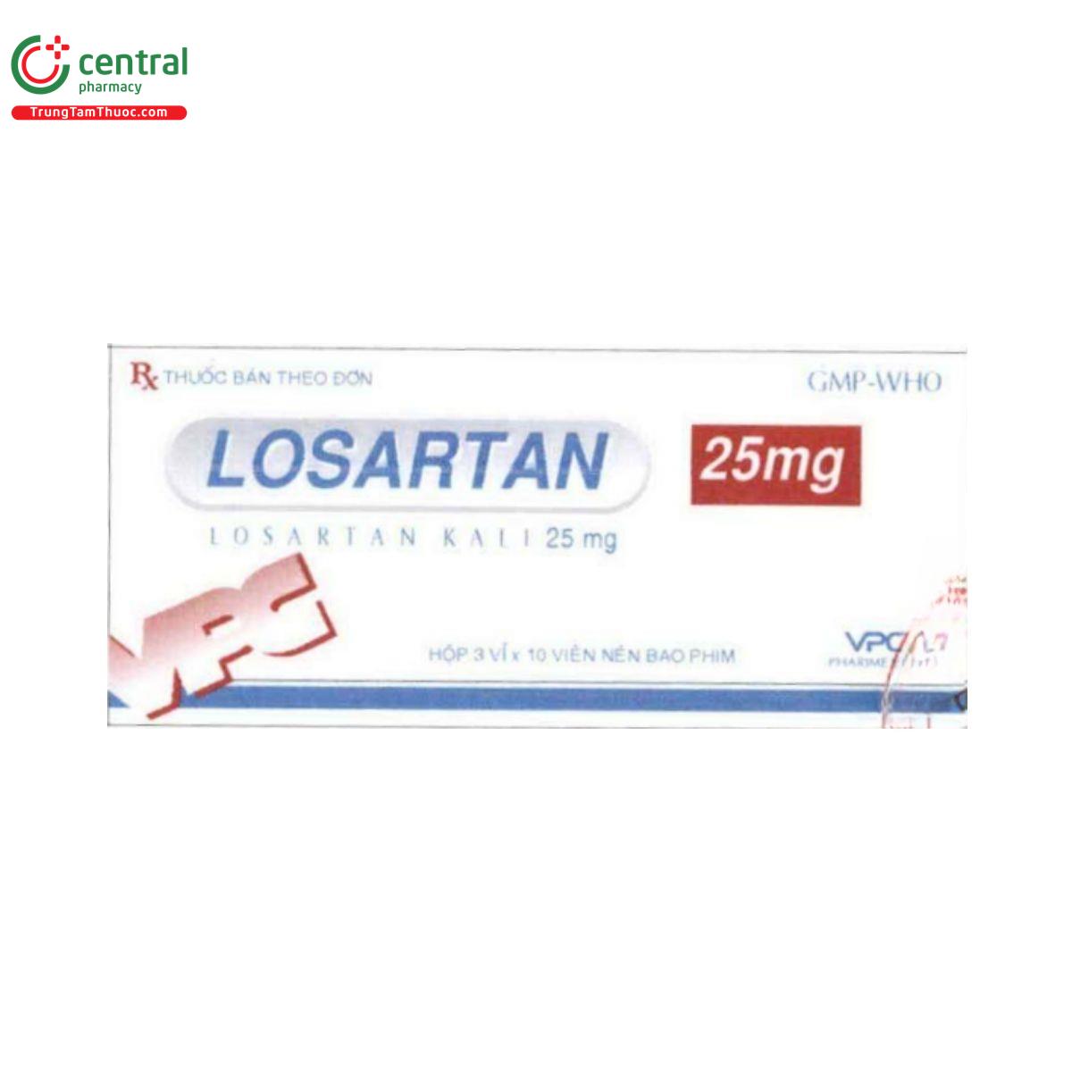 thuoc losartan 25mg vpc 1 N5302 thuoc losartan 25mg vpc 1 N5302