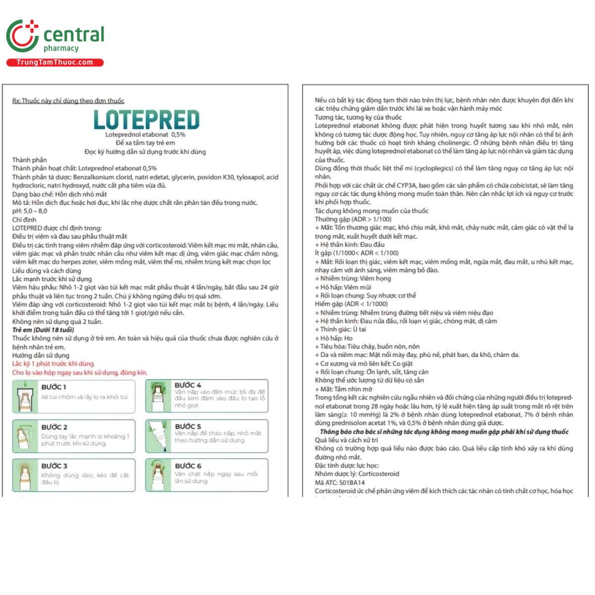 thuoc lotepred 4 K4825
