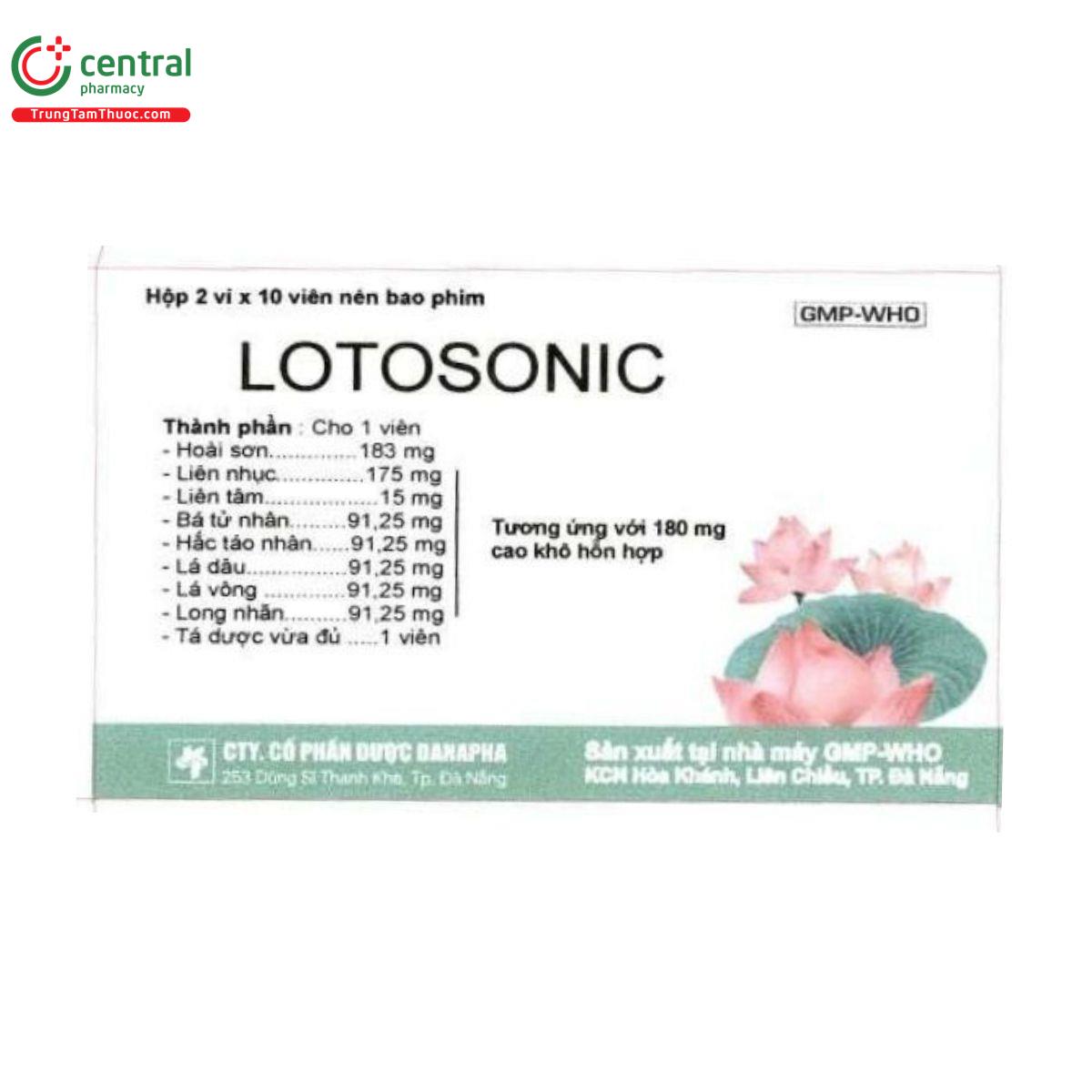 thuoc lotosonic 1 R7104 thuoc lotosonic 1 R7104