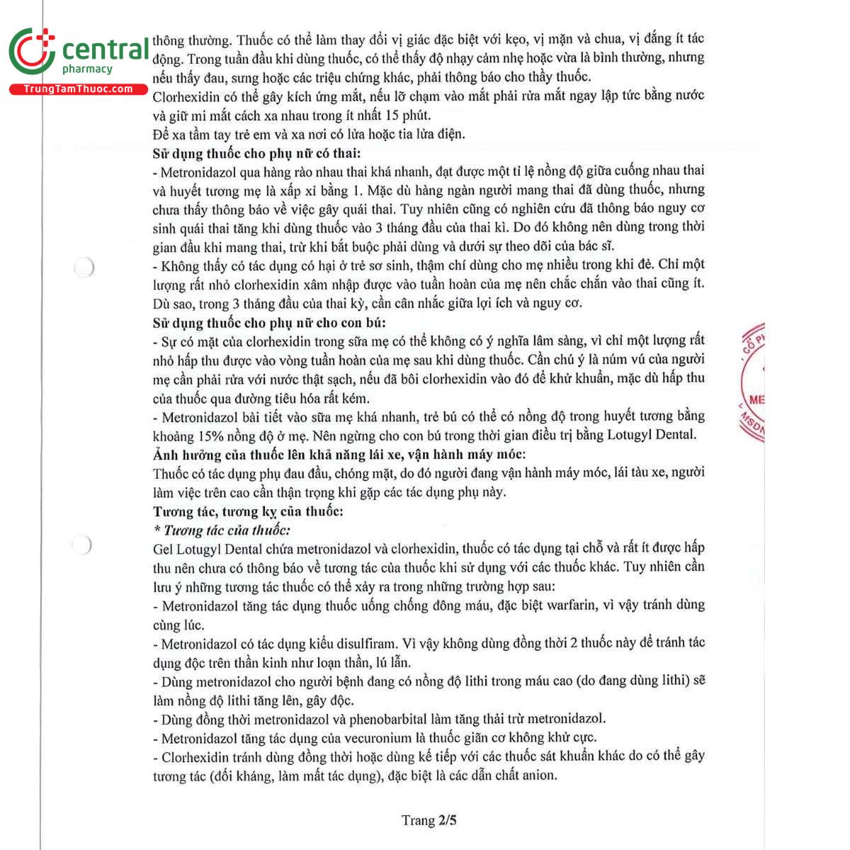 thuoc lotugyl dental 5 T8128