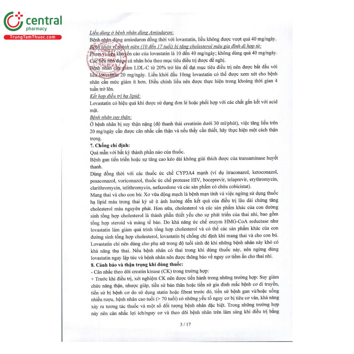 thuoc lovastatin dwp 40mg 5 Q6058 thuoc lovastatin dwp 40mg 5 Q6058