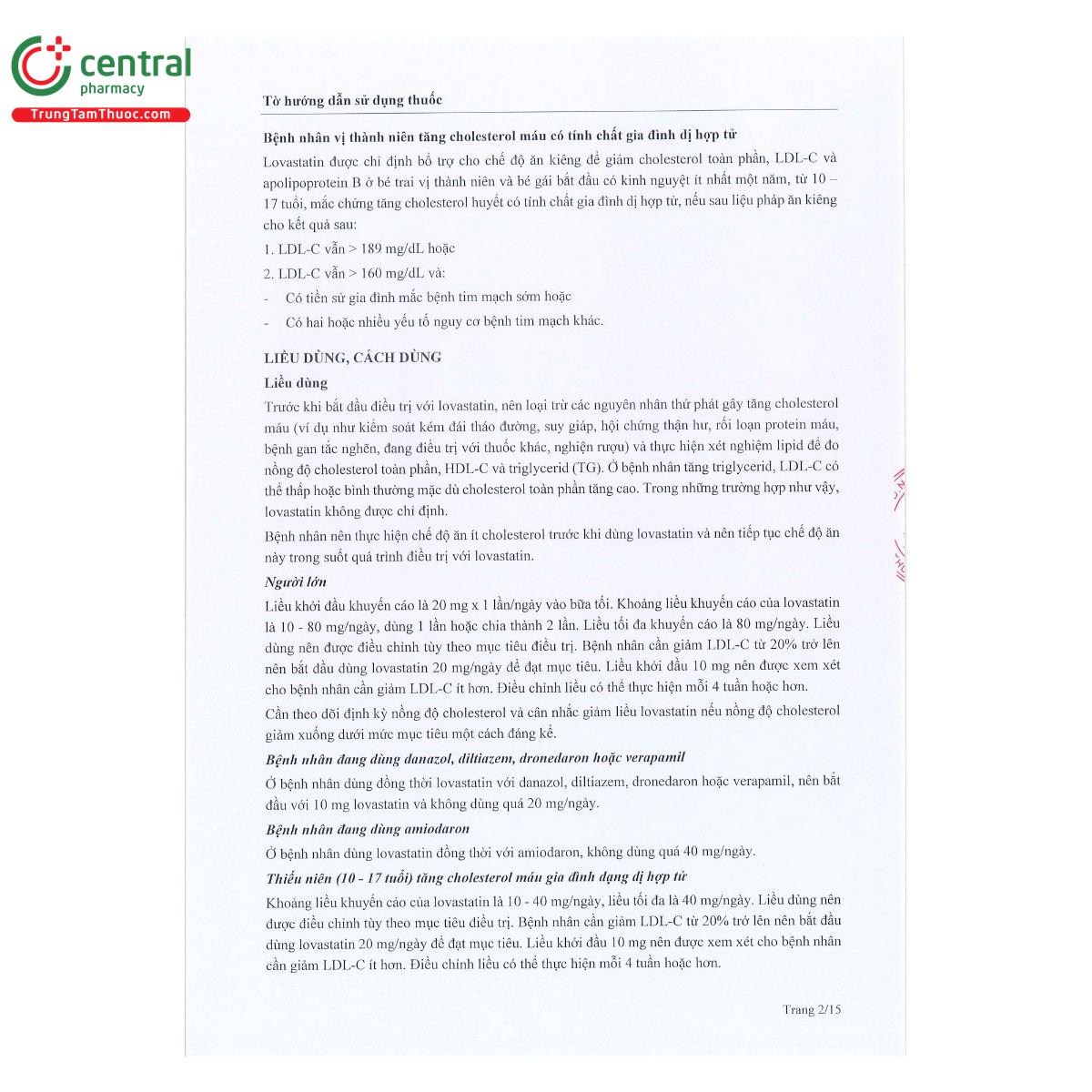 thuoc lovastatin mcn 10 4 V8813 thuoc lovastatin mcn 10 4 V8813