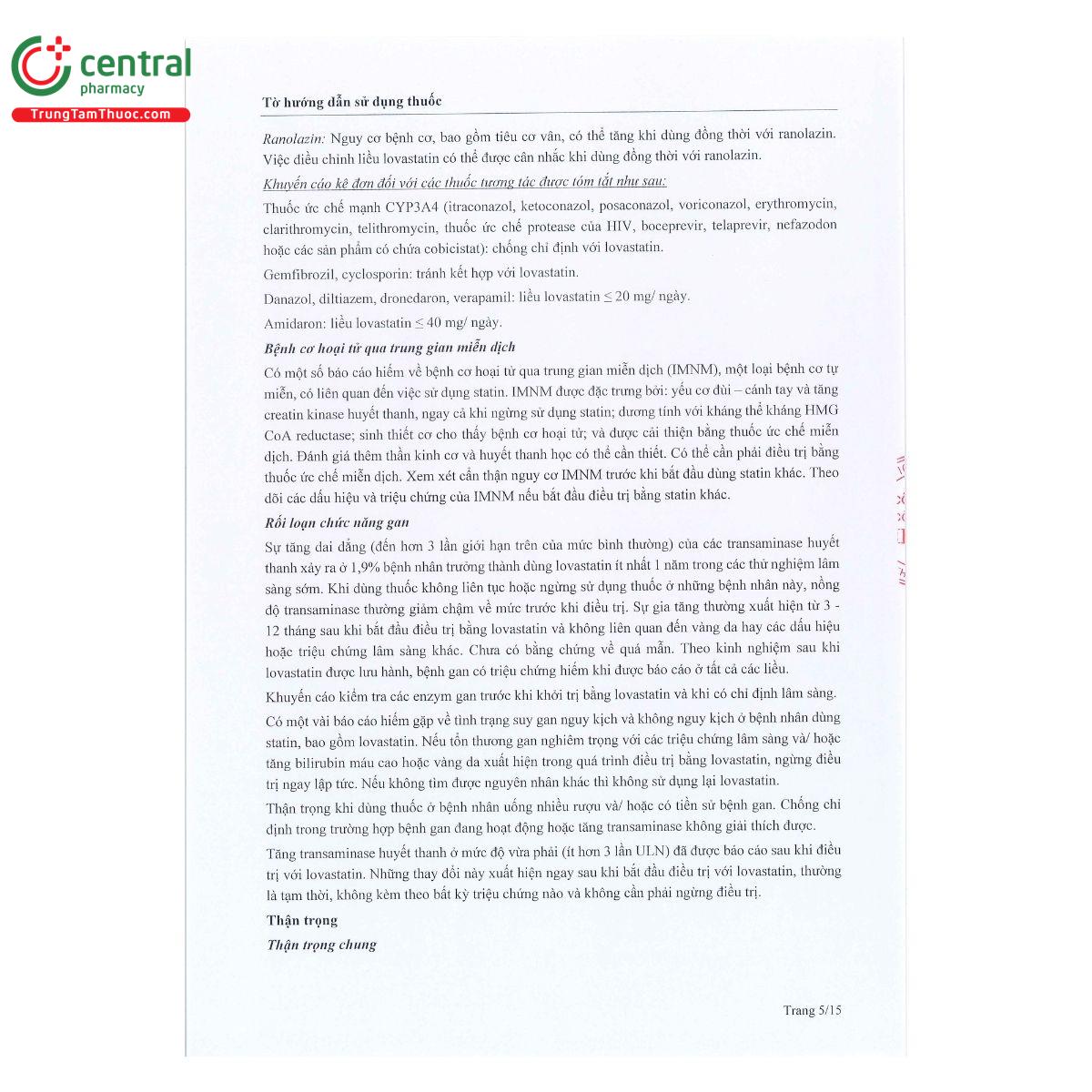 thuoc lovastatin mcn 10 7 C0080 thuoc lovastatin mcn 10 7 C0080