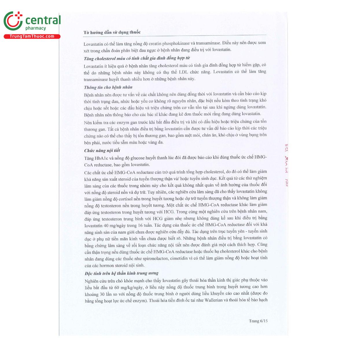 thuoc lovastatin mcn 10 8 Q6441 thuoc lovastatin mcn 10 8 Q6441