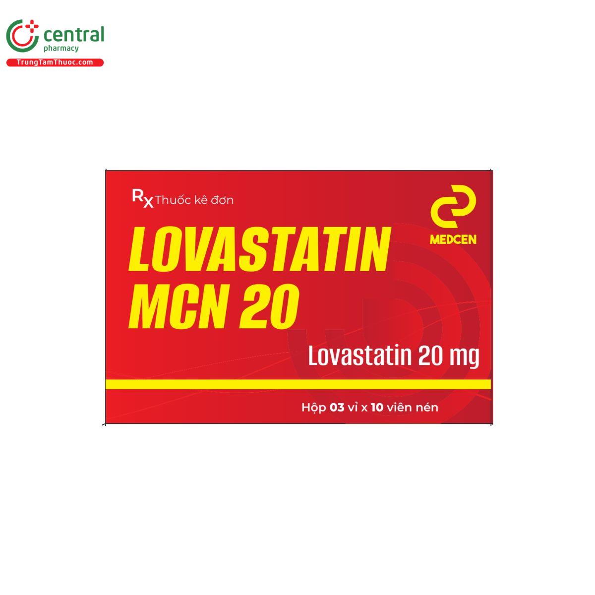 thuoc lovastatin mcn 20 1 H2715 thuoc lovastatin mcn 20 1 H2715