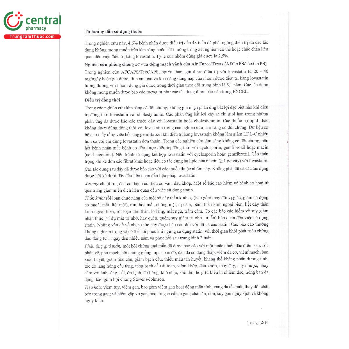 thuoc lovastatin mcn 20 14 F2584 thuoc lovastatin mcn 20 14 F2584