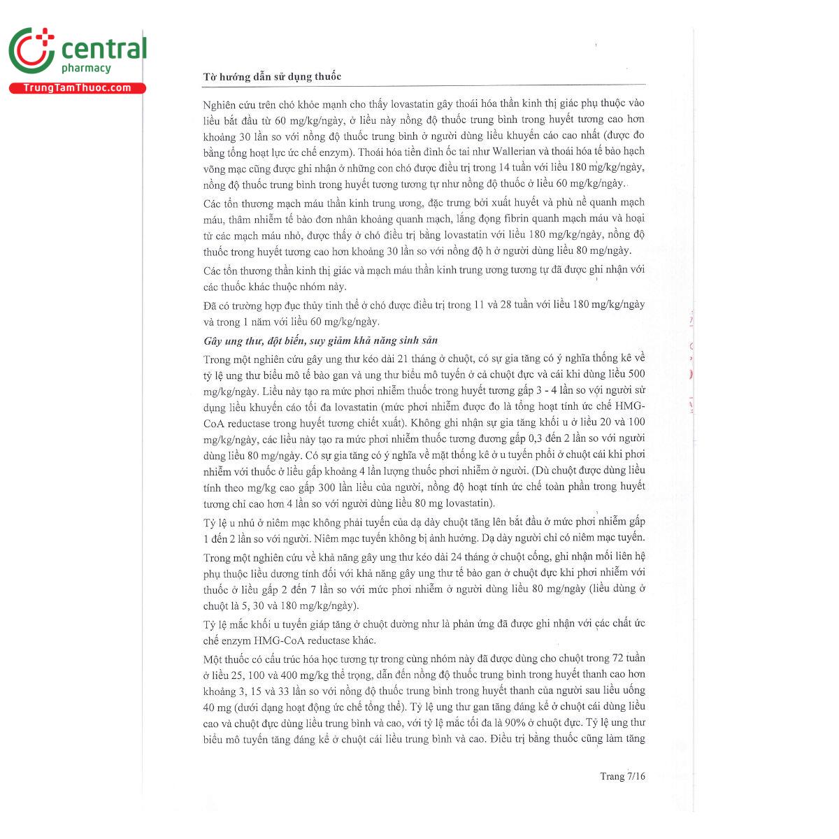 thuoc lovastatin mcn 20 9 Q6100 thuoc lovastatin mcn 20 9 Q6100