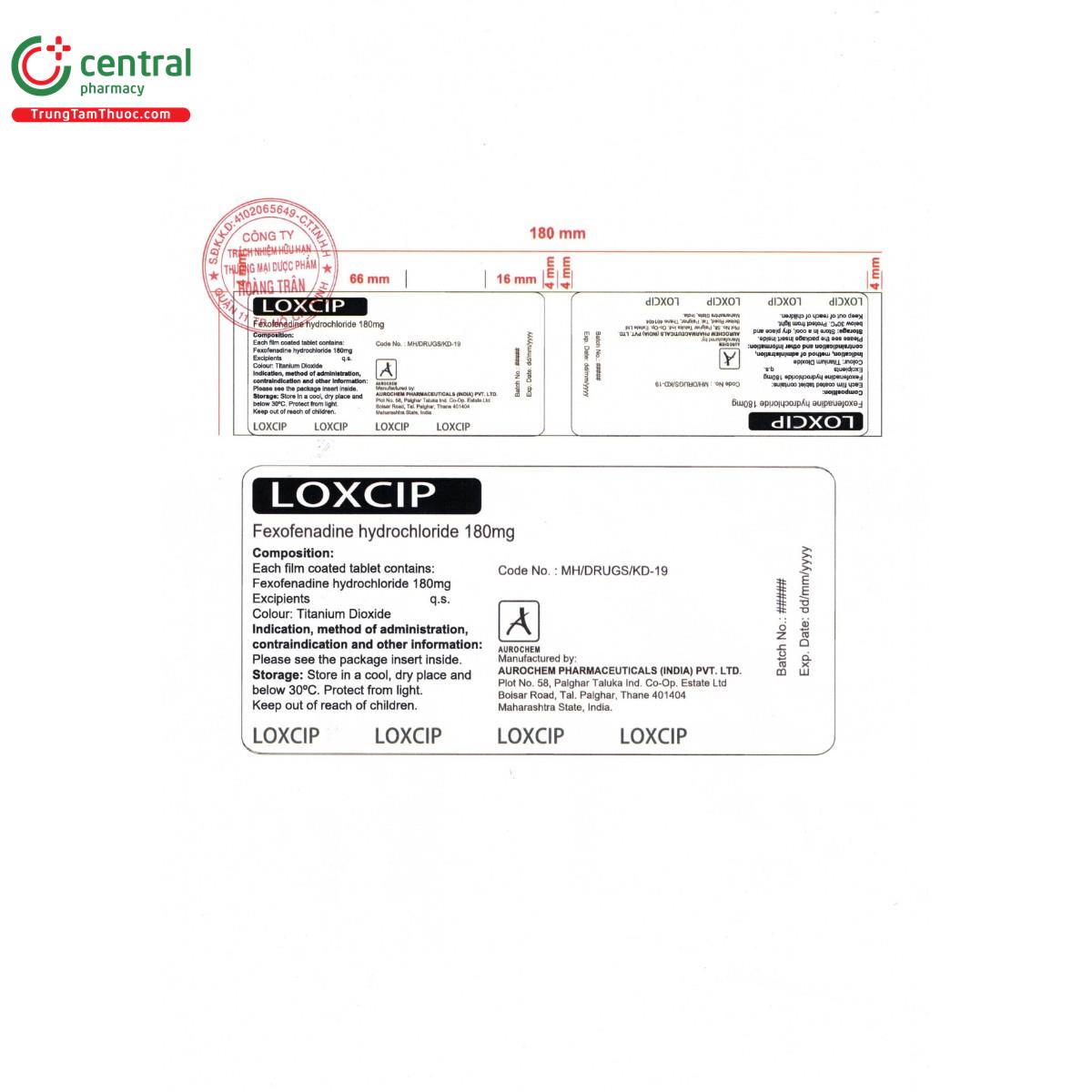 thuoc loxcip 180mg 6 J3585 thuoc loxcip 180mg 6 J3585