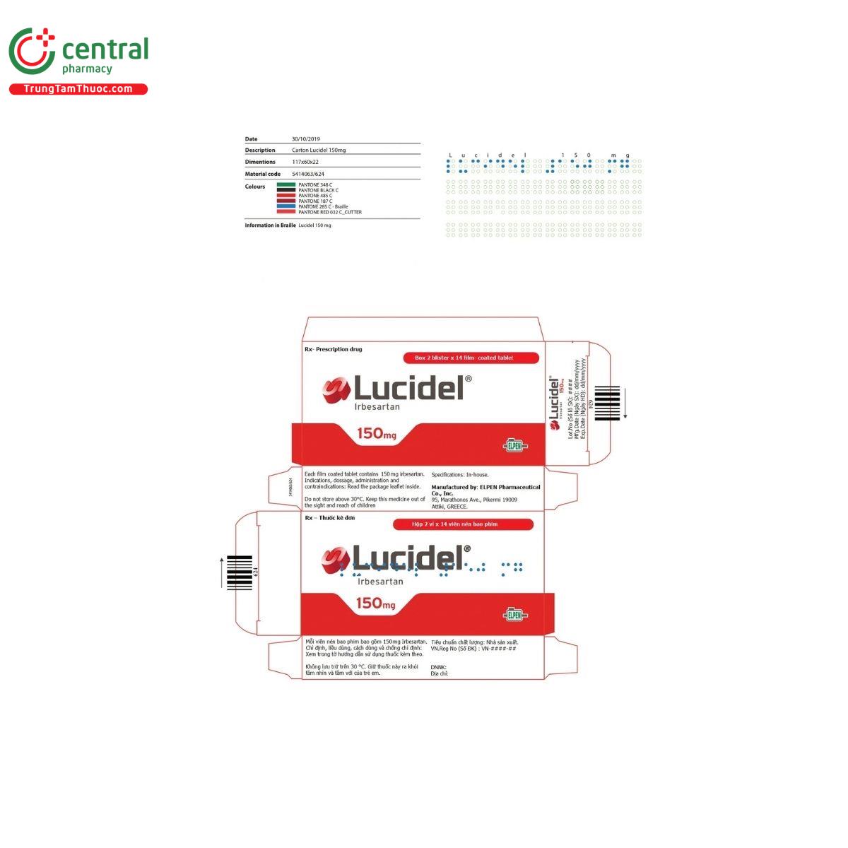 thuoc lucidel 150 mg 2 K4383 thuoc lucidel 150 mg 2 K4383