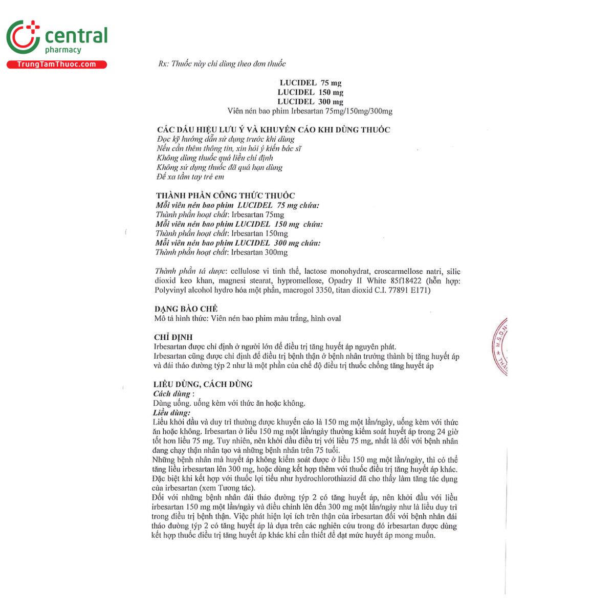 thuoc lucidel 150 mg 4 V8271 thuoc lucidel 150 mg 4 V8271