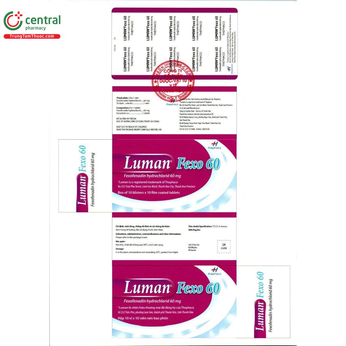 thuoc luman fexo 60mg 2 C0444 thuoc luman fexo 60mg 2 C0444