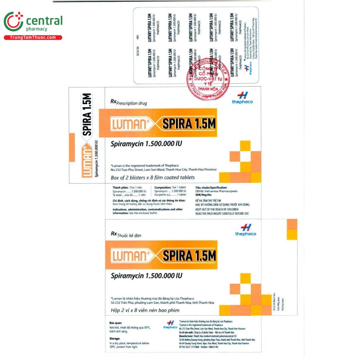 thuoc luman spira 15m 1 E1478 thuoc luman spira 15m 1 E1478