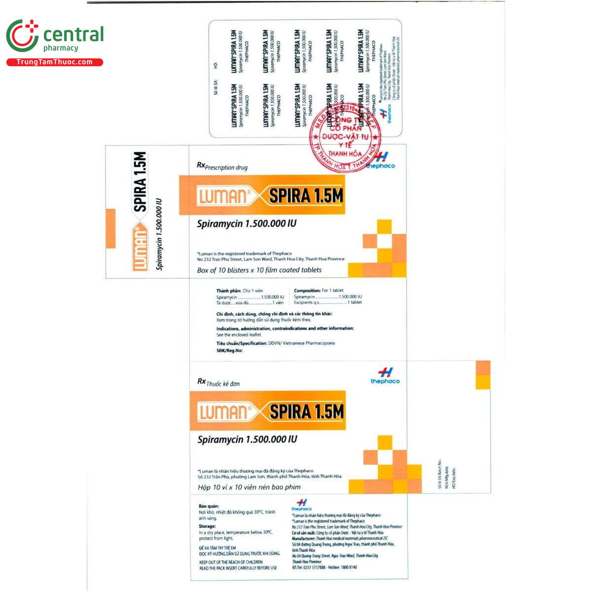 thuoc luman spira 15m 2 L4115 thuoc luman spira 15m 2 L4115