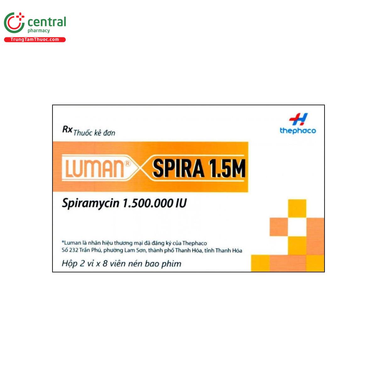 thuoc luman spira 15m L4027 thuoc luman spira 15m L4027
