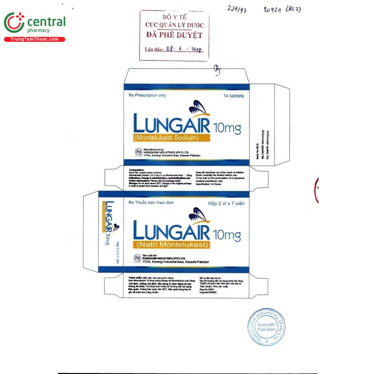 thuoc lungair 10mg 2 T7388 thuoc lungair 10mg 2 T7388
