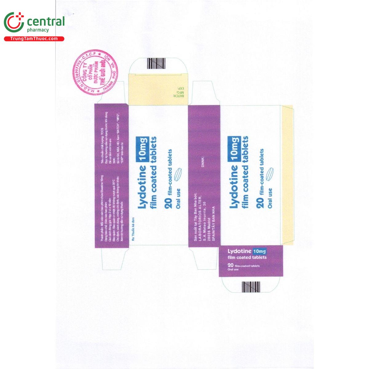thuoc lydotine 10 mg film coated tablets 2 C0627