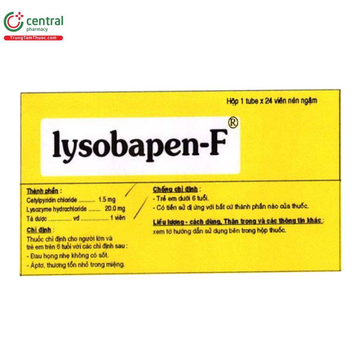 thuoc lysobapen f 2 T8522 thuoc lysobapen f 2 T8522