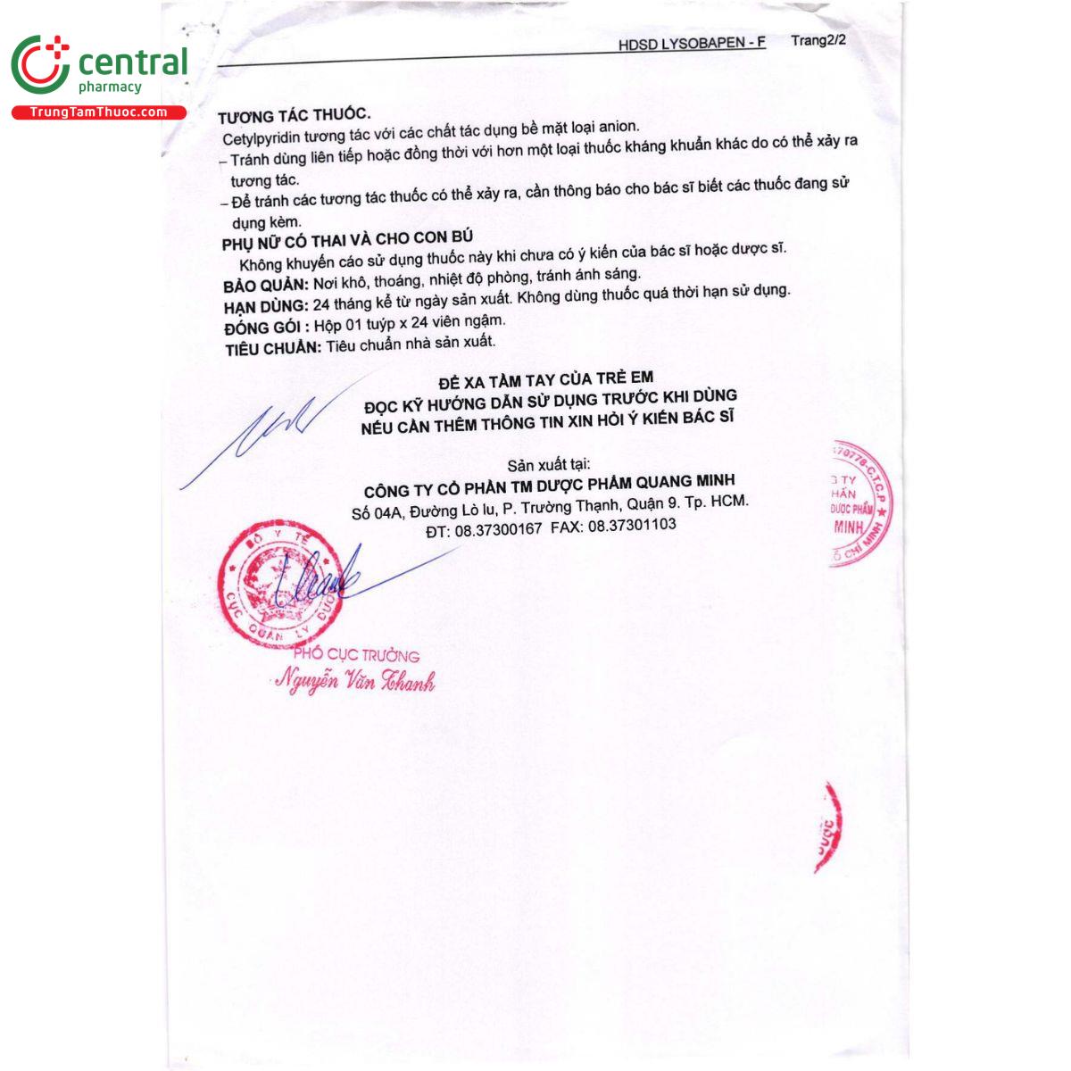 thuoc lysobapen f 5 R7532 thuoc lysobapen f 5 R7532