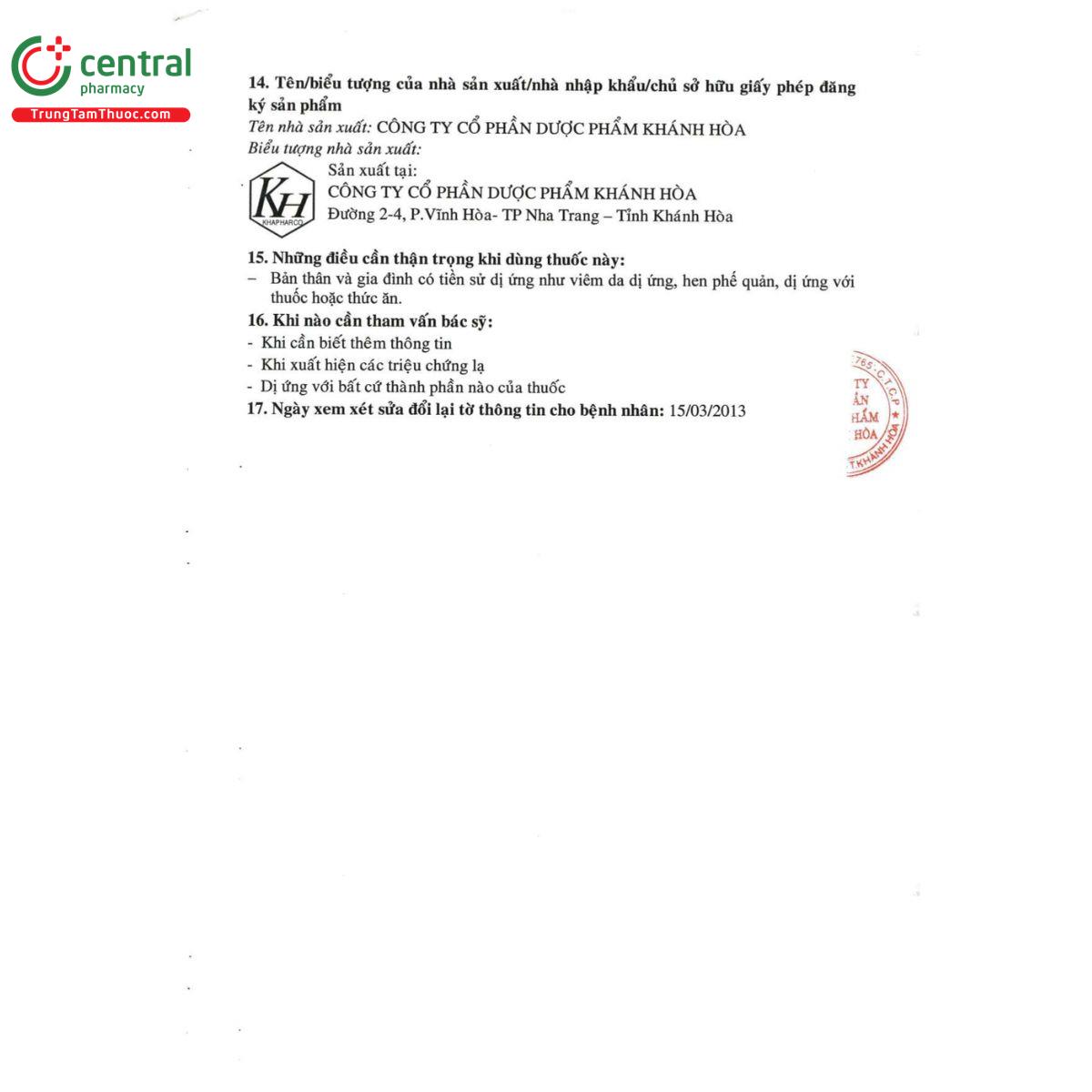 thuoc lysozyme 90mg khapharco 5 E1005 thuoc lysozyme 90mg khapharco 5 E1005