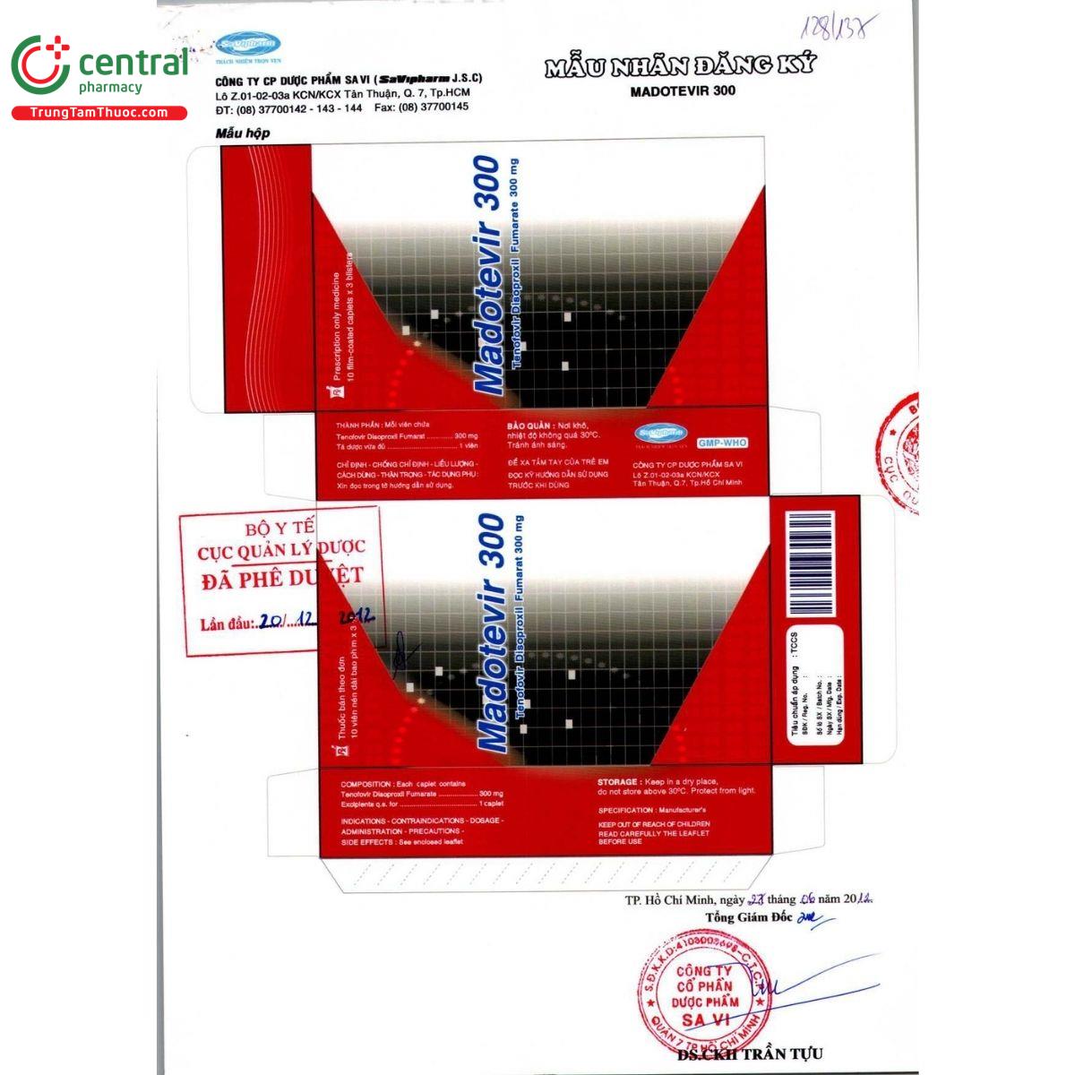 thuoc madotevir 300 2 H3800 thuoc madotevir 300 2 H3800