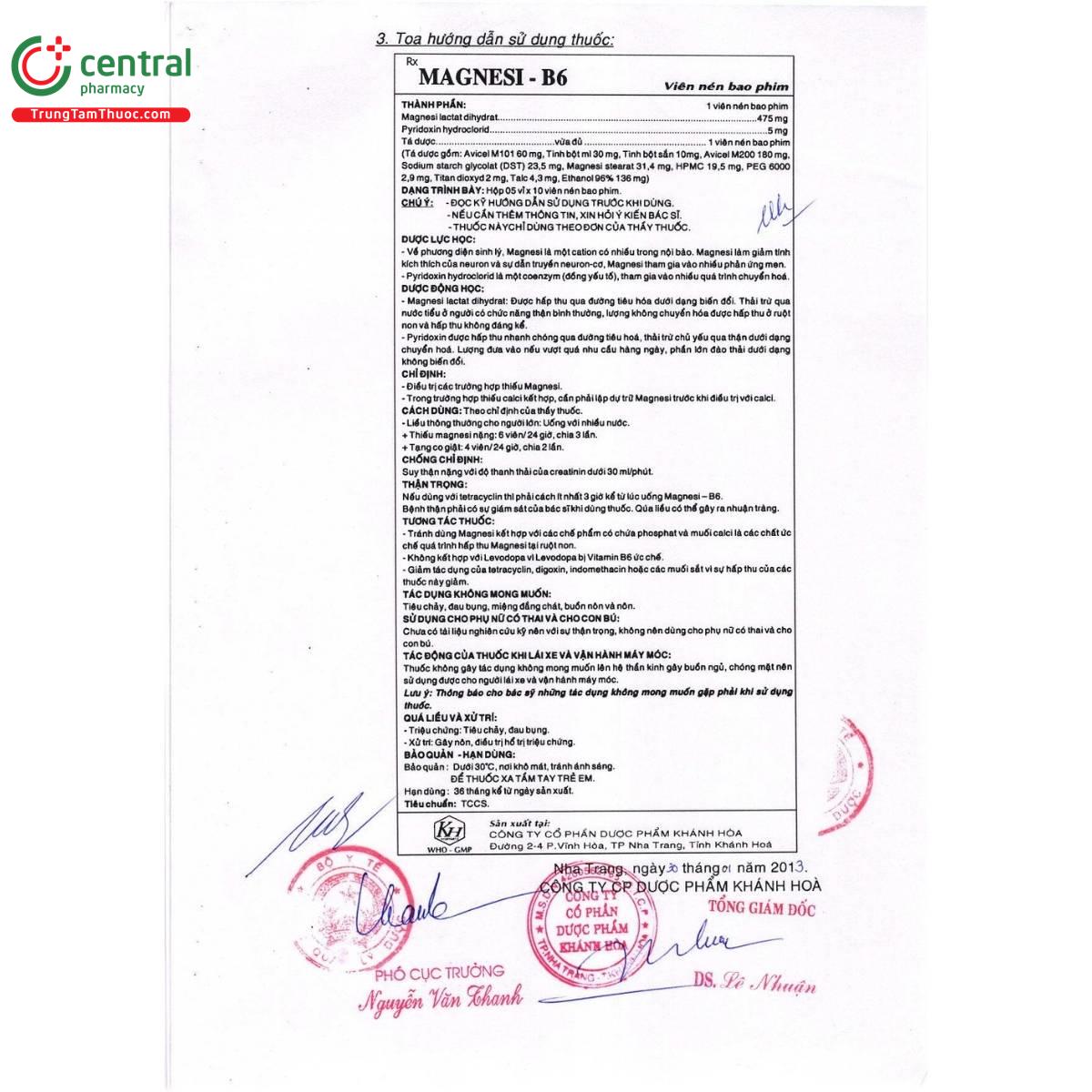 thuoc magnesi b6 khapharco 6 I3838 thuoc magnesi b6 khapharco 6 I3838