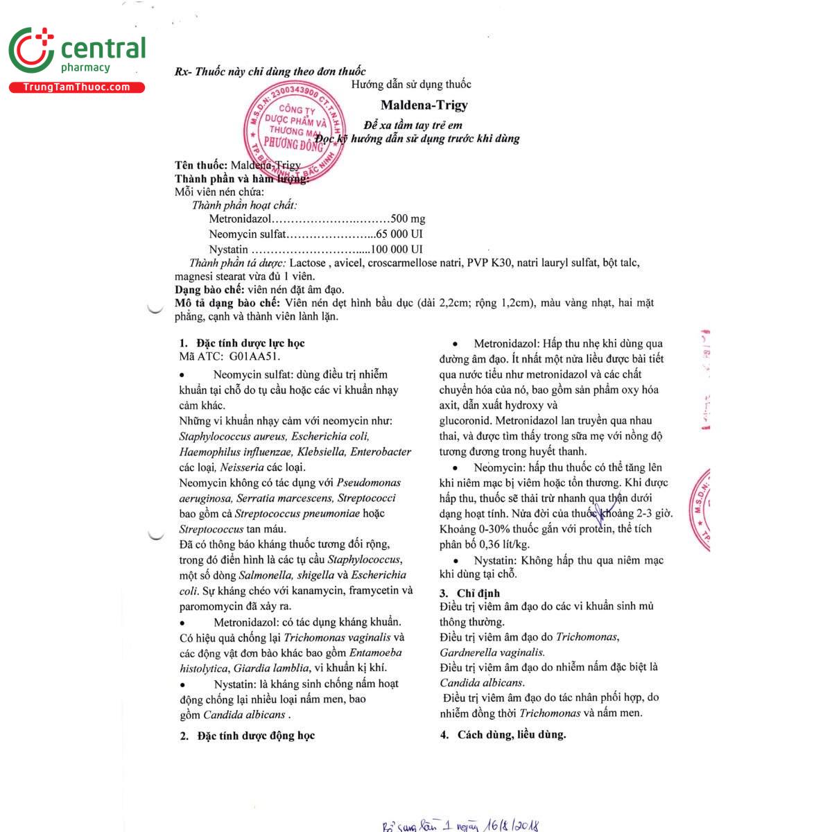 thuoc maldena trigy 8 G2536 thuoc maldena trigy 8 G2536