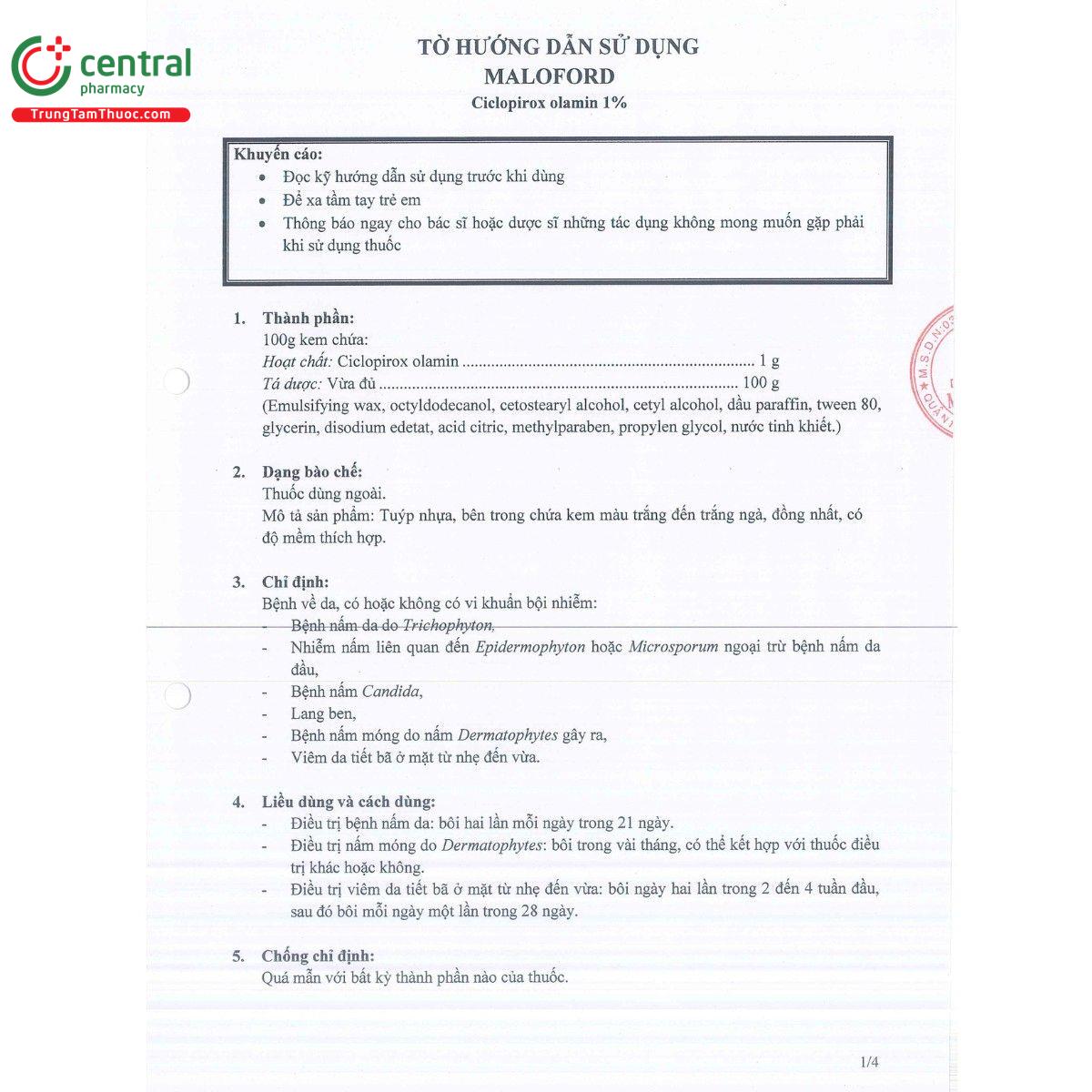 thuoc maloford cream 1 4 G2705