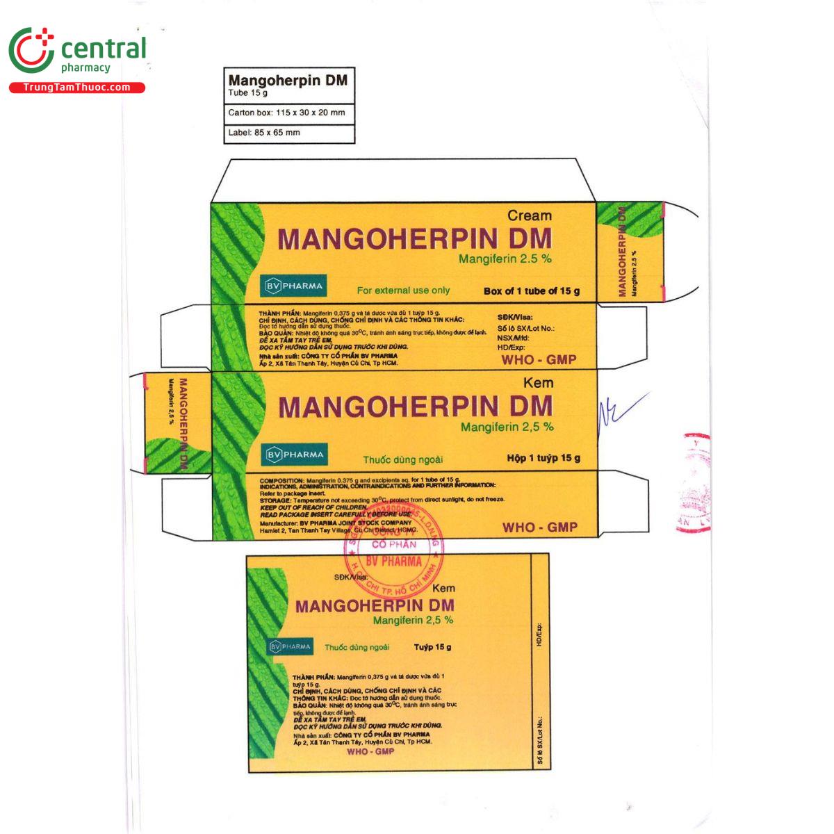 thuoc mangoherpin dm 3 G2183 thuoc mangoherpin dm 3 G2183
