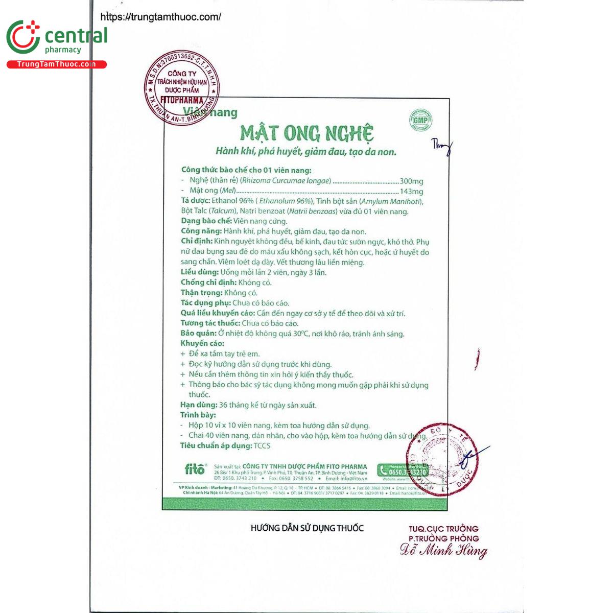 thuoc mat ong nghe fito pharma 7 T7207 thuoc mat ong nghe fito pharma 7 T7207