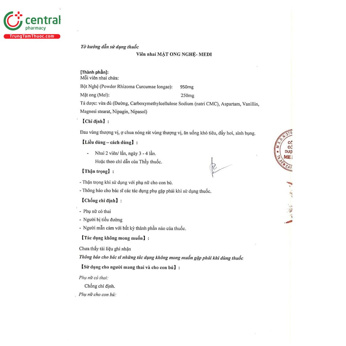 thuoc mat ong nghe medi 6 O6172 thuoc mat ong nghe medi 6 O6172