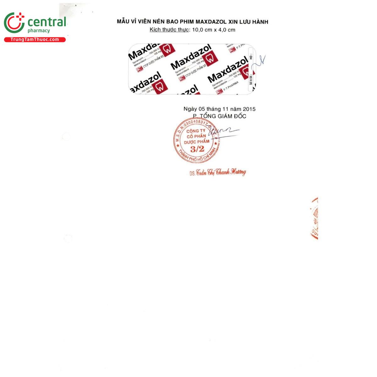 thuoc maxdazol 5 F2330 thuoc maxdazol 5 F2330