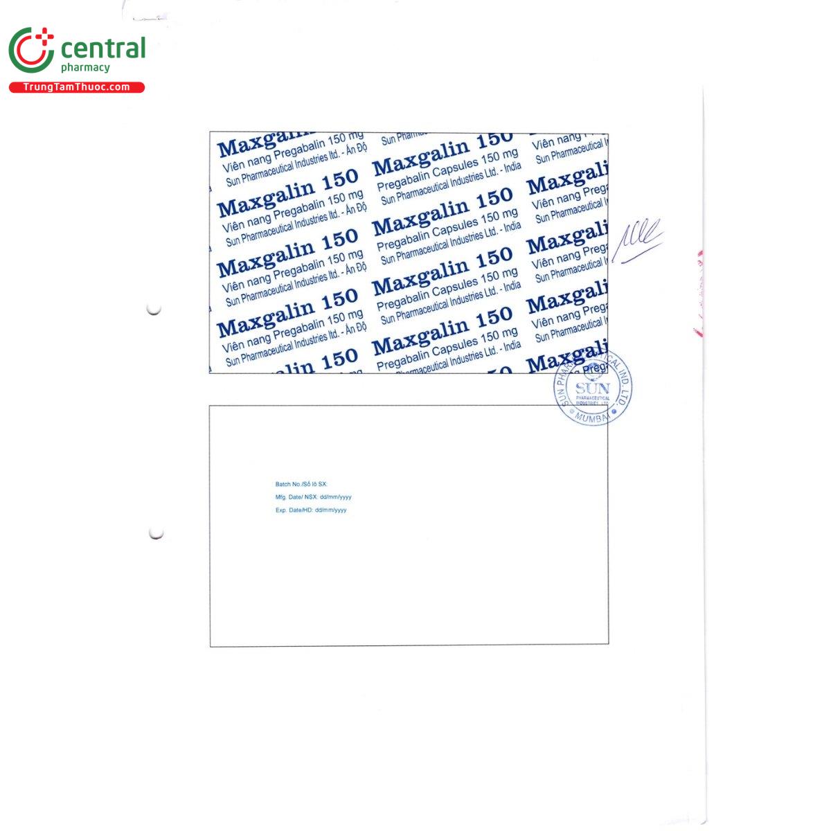 thuoc maxgalin 150 3 K4502 thuoc maxgalin 150 3 K4502