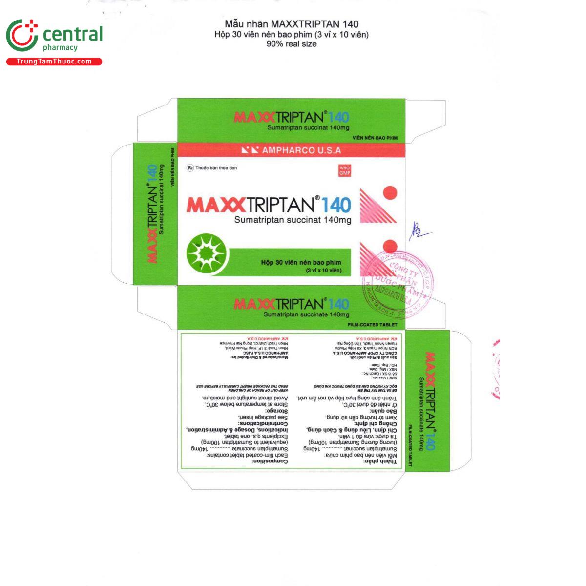 thuoc maxxtriptan 140 3 O5625 thuoc maxxtriptan 140 3 O5625