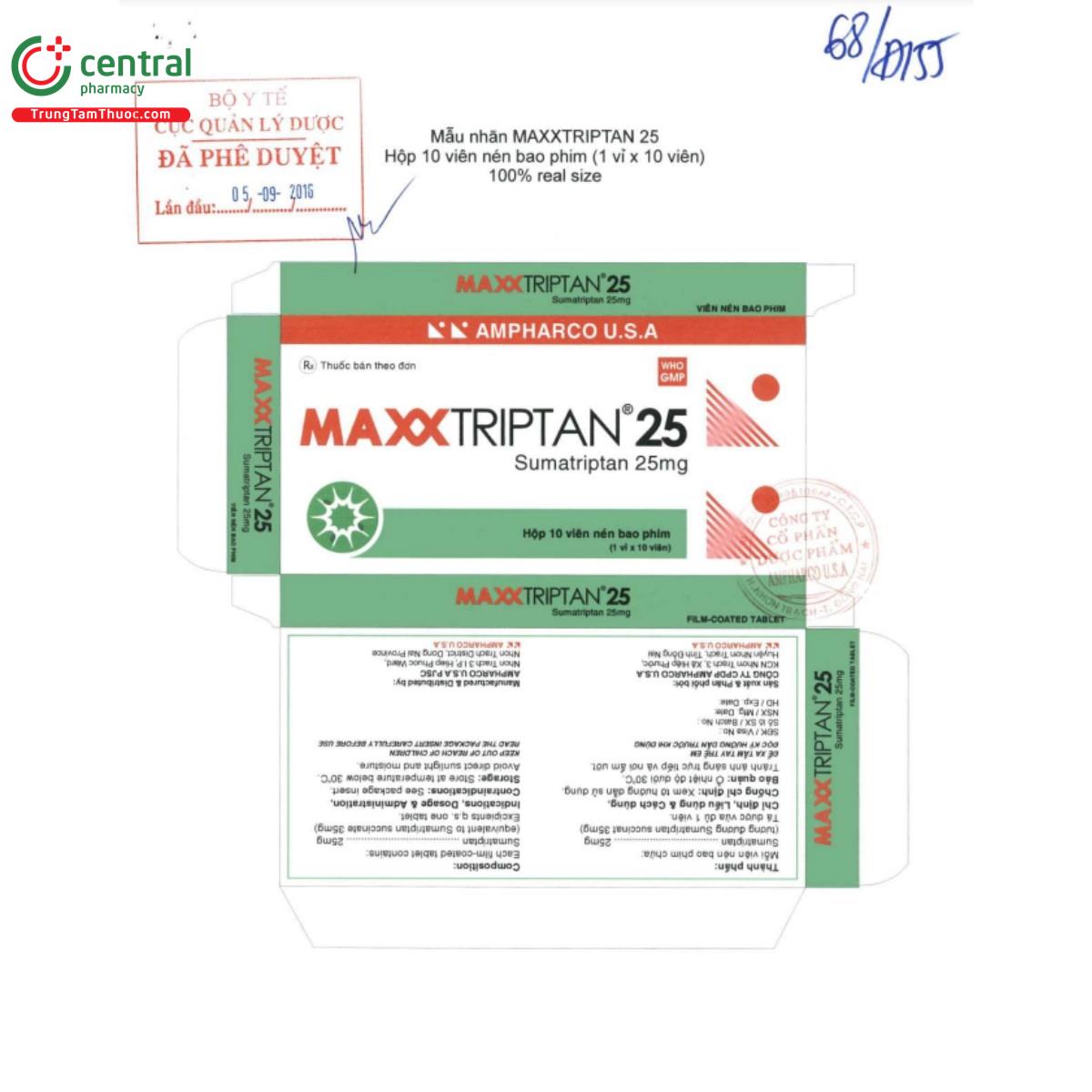 thuoc maxxtriptan 25 2 S7724