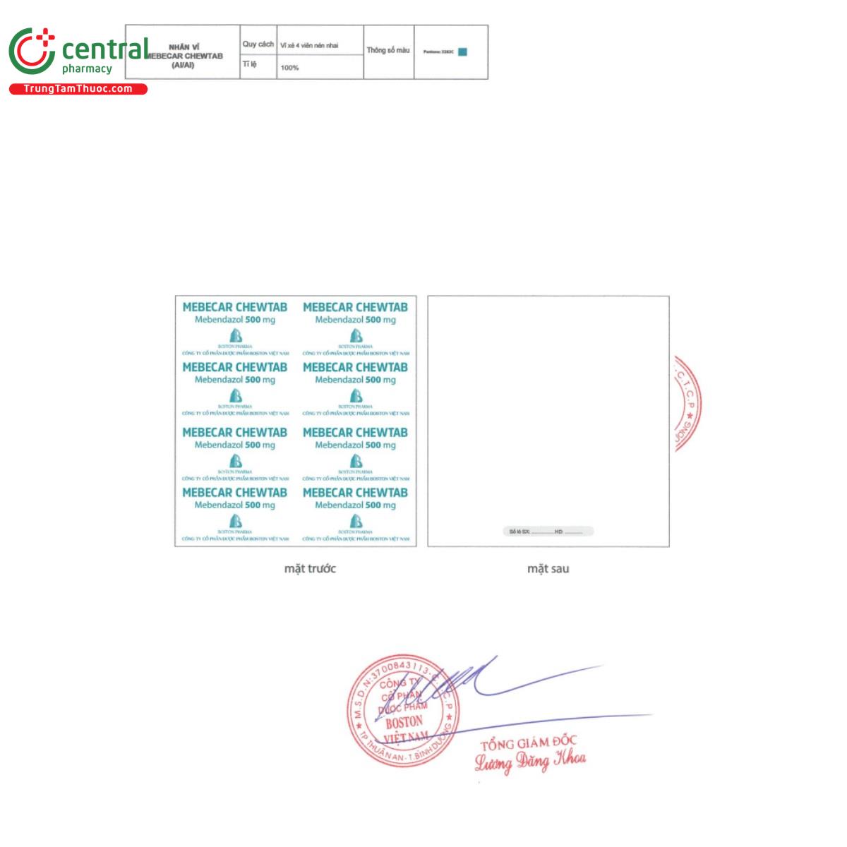 thuoc mebecar chewtab 500mg 8 L4585