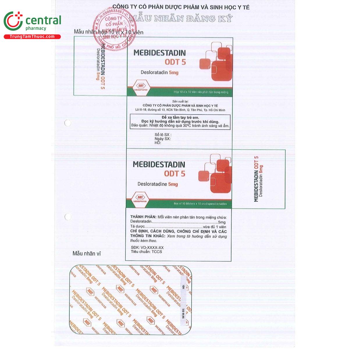 thuoc mebidestadin odt 5mg 4 U8725 thuoc mebidestadin odt 5mg 4 U8725