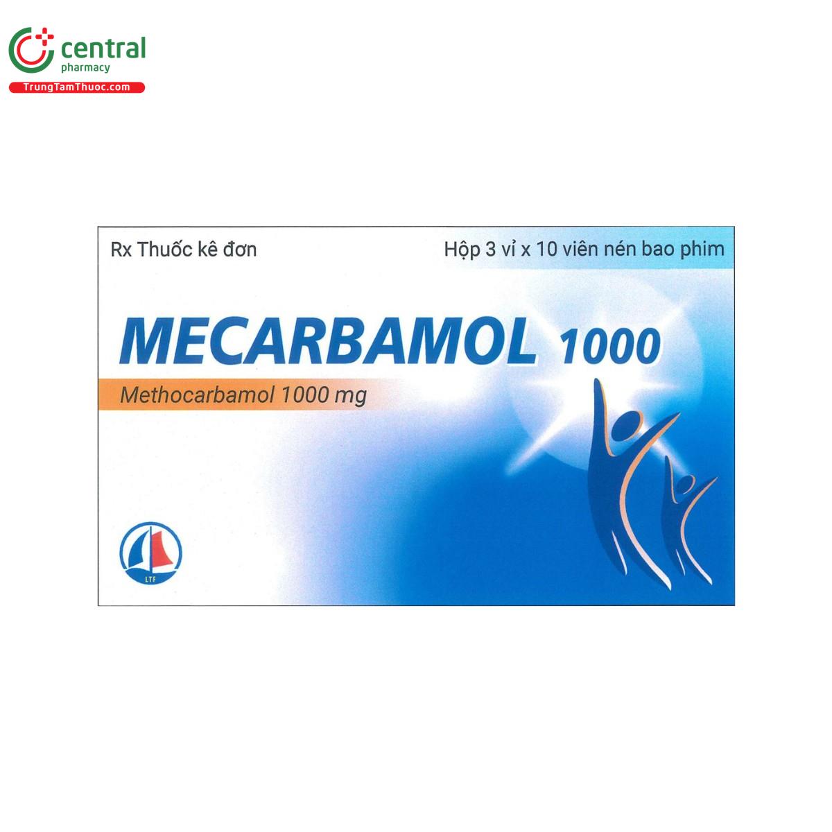 thuoc mecarbamol 1000mg M5167