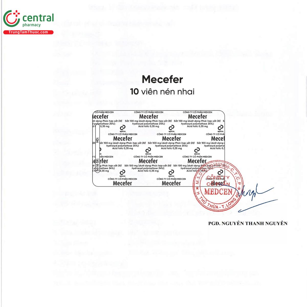 thuoc mecefer 5 V8620 thuoc mecefer 5 V8620