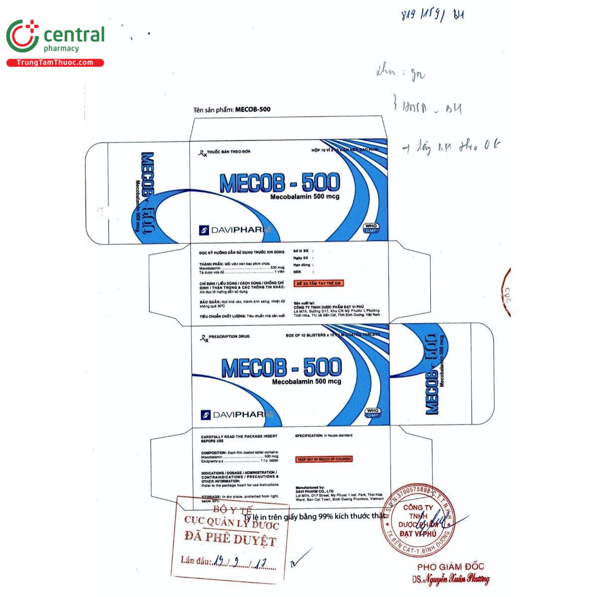 thuoc mecob 500 2 O5264 thuoc mecob 500 2 O5264