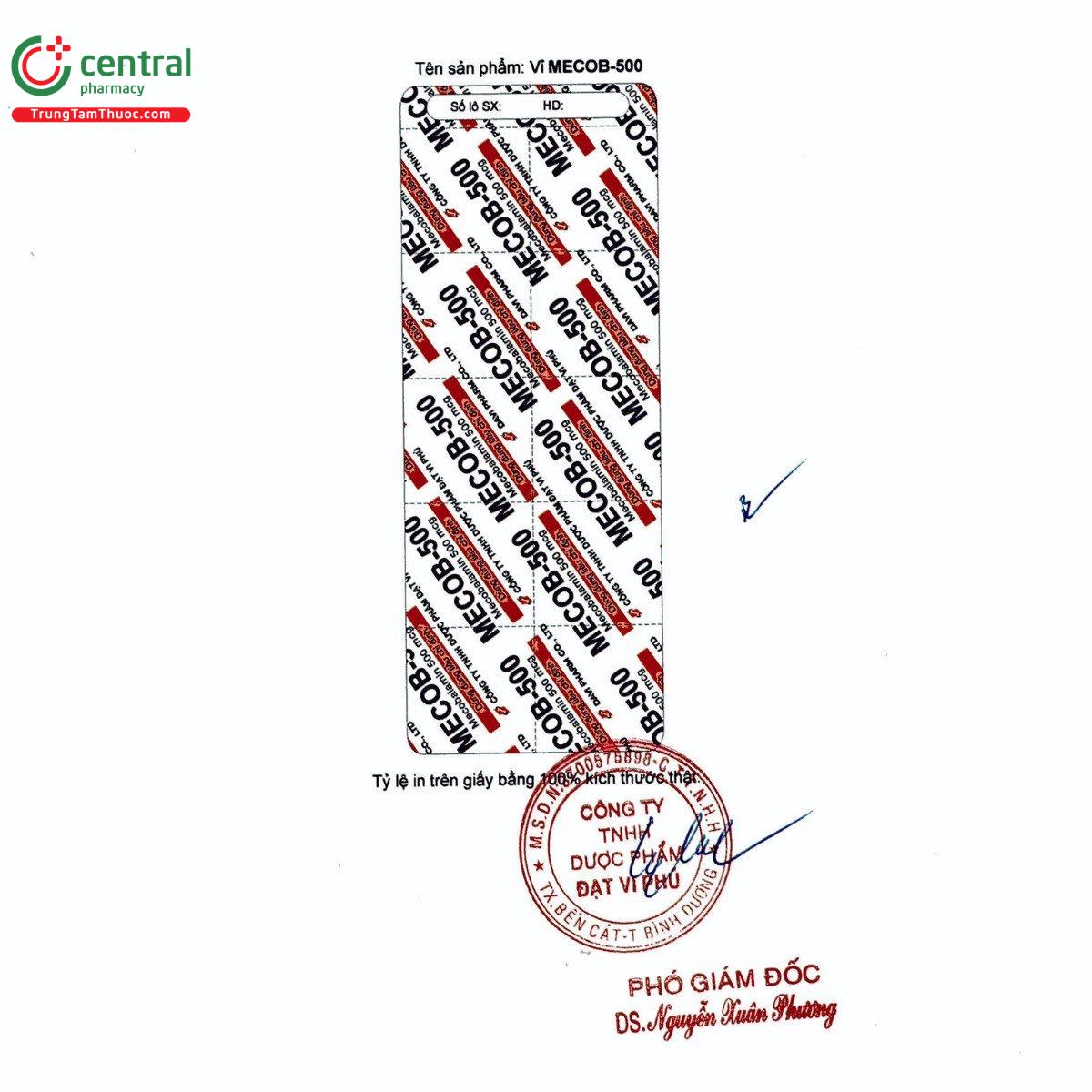 thuoc mecob 500 5 D1657 thuoc mecob 500 5 D1657