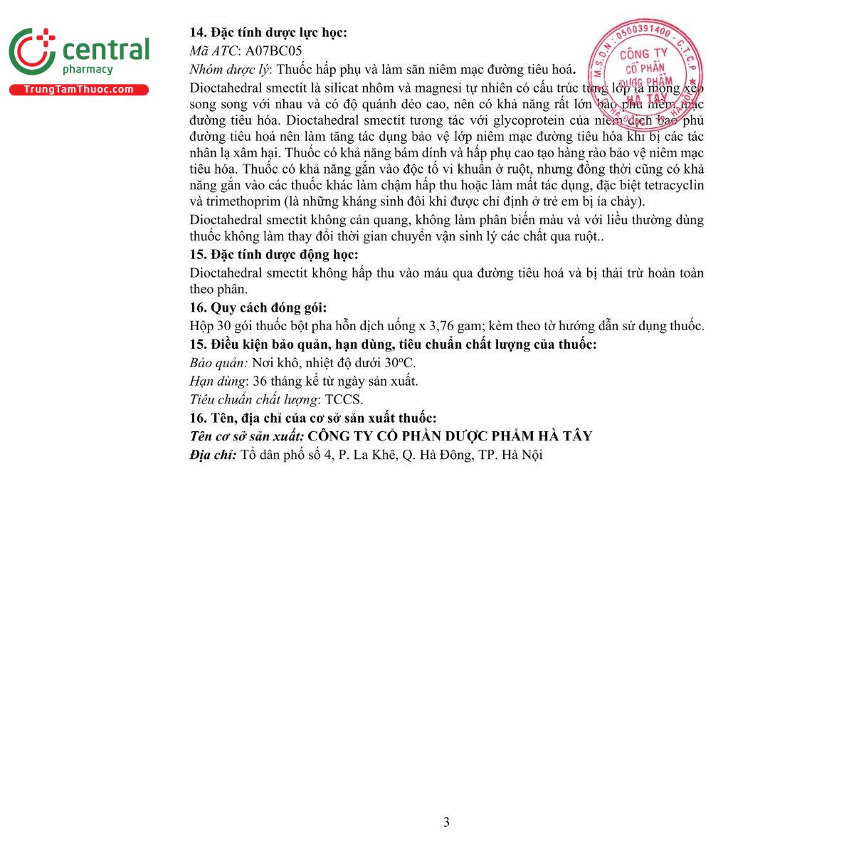 thuoc mectomal 3g 5 N5544